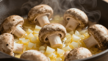 Vellutata di funghi fatta in casa: il trucco del dado per intensificare i sapori in 50 minuti