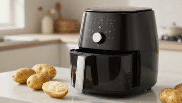 Patata al forno nella friggitrice ad aria: 30 minuti per una buccia croccante e un cuore tenero senza forno