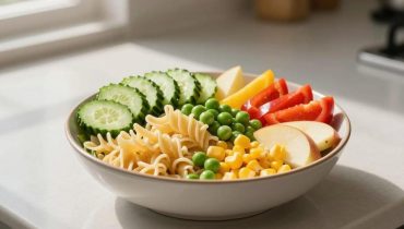 Insalata di Natale pronta in 5 minuti: la ricetta completa con pasta, verdure croccanti e vinaigrette express Insalata di Natale pronta in 5 minuti: la ricetta completa con pasta, verdure croccanti e vinaigrette express