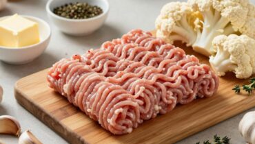 Tacchino macinato al burro d’aglio e cavolfiore: la ricetta completa in un’unica padella