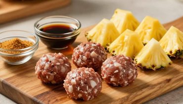Polpette di carne all’ananas e salsa barbecue agrodolce: la ricetta facile che trasforma un piatto ordinario in sapore tropicale Polpette di carne all’ananas e salsa barbecue agrodolce: la ricetta facile che trasforma un piatto ordinario in sapore tropicale