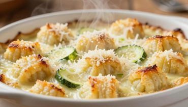 Gratin di gnocchi ai porri: la salsa cremosa al formaggio fresco che trasforma questo piatto confortevole