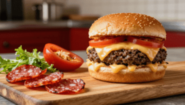 Pizza Burger nostalgico: la ricetta fusion che trasforma due classici in un unico piatto confortevole Pizza Burger nostalgico: la ricetta fusion che trasforma due classici in un unico piatto confortevole