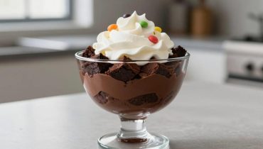Heaven in a Bowl: il dessert senza cottura a strati che combina brownie, pudding e panna montata (e si prepara in anticipo)