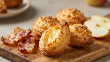 Gougères salati: la versione mele-bacon che reinventa l’aperitivo francese Gougères salati: la versione mele-bacon che reinventa l’aperitivo francese