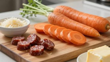 Crumble salato carote-chorizo: come il miele trasforma questo piatto in una ricetta fondente e saporita Crumble salato carote-chorizo: come il miele trasforma questo piatto in una ricetta fondente e saporita