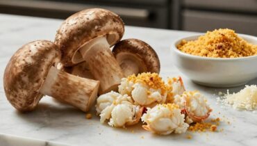 Funghi ripieni al granchio: la ricetta per un antipasto elegante pronto in 35 minuti netti Funghi ripieni al granchio: la ricetta per un antipasto elegante pronto in 35 minuti netti