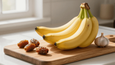 Banana, datteri e aglio: questo frullato naturale stimola l’energia e la circolazione sanguigna meglio dei farmaci sintetici