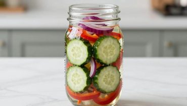 Insalata marinata 0 carboidrati: cetrioli, cipolle e peperoni pronti in 10 minuti senza cottura Insalata marinata 0 carboidrati: cetrioli, cipolle e peperoni pronti in 10 minuti senza cottura