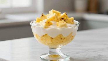 Dessert all’ananas in 10 minuti: come il succo di limone sostituisce la gelatina grazie alla chimica del latte