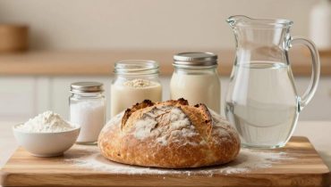 Pane fatto in casa con 4 ingredienti: questa tecnica senza impasto riduce i tempi di preparazione di 10 volte Pane fatto in casa con 4 ingredienti: questa tecnica senza impasto riduce i tempi di preparazione di 10 volte