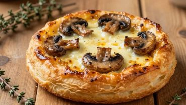 Tarte fine ai funghi: la tecnica dello chef per una pasta sfoglia croccante in 30 minuti