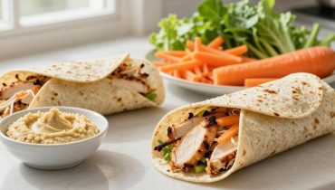 Wrap al pollo e hummus: 32g di proteine in 5 minuti per potenziare il tuo recupero sportivo