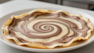 Crêpes vortice vaniglia-cioccolato: la tecnica della spirale per crêpes bicolore in 30 minuti