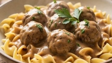 Polpette Svedesi in Salsa Cremosa