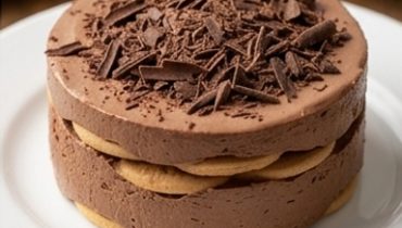 Charlotte al cioccolato cremosa tipo Carlota messicana
