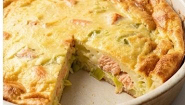 Clafoutis Salato Salmone & Porri