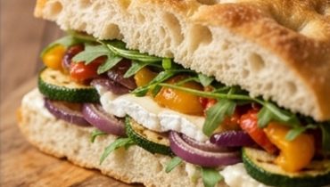 Focaccia fatta in casa al Neufchâtel DOP