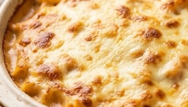 Gratin di Pasta al Formaggio Filante