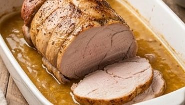 Arrosto di tacchino tenerissimo alla zuppa di cipolle