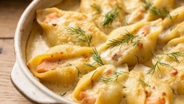 Conchiglioni ripieni al salmone e mascarpone