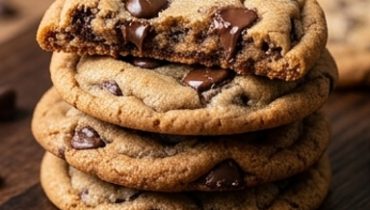 Cookie tutto cioccolato stile pasticceria