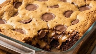 Dump Cake Cioccolato e Burro di Arachidi