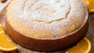 Torta Soffice Mandorle e Arancia