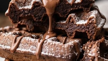 Waffle stile Brownie