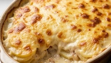 Gratin di patate al tonno ultra fondente
