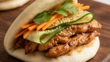 Gua Bao al Pollo Marinato e Verdure Croccanti