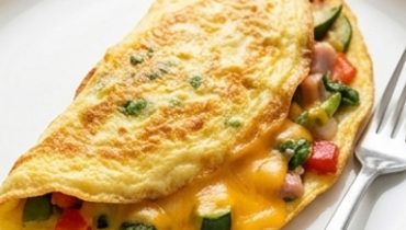 Omelette Farcita al Prosciutto di Tacchino e Verdure