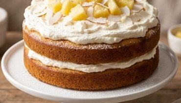 Torta all’Ananas Ultra Morbida, con Chantilly Fatta in Casa