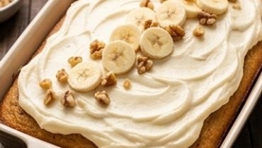 Torta alla Banana con Glassa al Cream Cheese