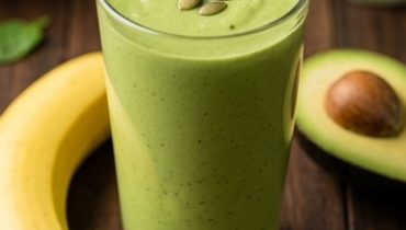 Smoothie Verde Serale — Avocado, Banana & Magnesio