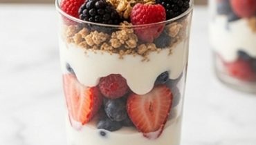 Parfait di Yogurt e Frutti Rossi