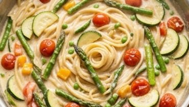 Pasta Primavera Cremosa