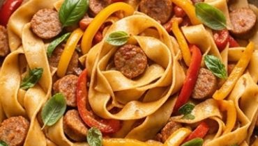 Pasta Saltata all’Italiana Stile Drunken Noodles