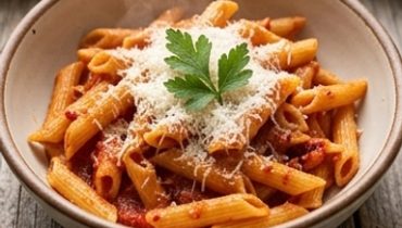 Penne all’arrabbiata al Pecorino