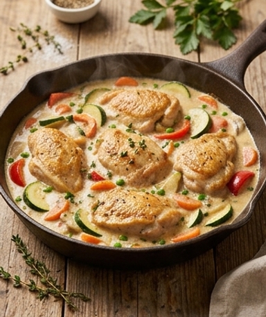 poelee-poulet-cremeux-et-legumes-le-plat-du-soir-q-cover poelee-poulet-cremeux-et-legumes-le-plat-du-soir-q cover