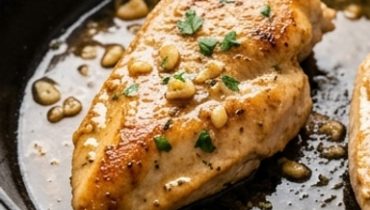 Pollo al burro e aglio in 25 minuti