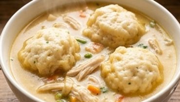 Pollo Slow Cooker con Dumplings Cremosi