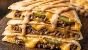 Quesadilla Cheeseburger alla Plancha
