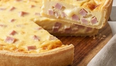 Quiche leggera al prosciutto di tacchino e Kiri