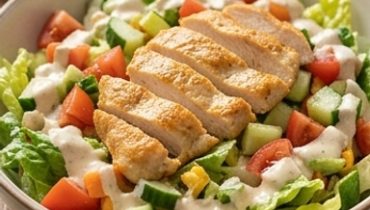 Insalata di pollo cremosa fatta in casa