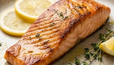 Salmone Grigliato Mediterraneo alla Marinata di Olio d’Oliva