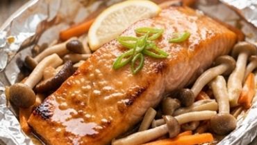 Salmone al Miso in Cartoccio