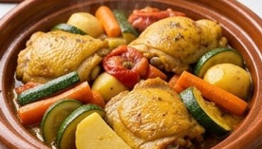 Tajine di Pollo con Verdure