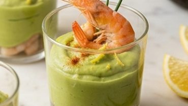 Verrines avocado e gamberetti Verrines avocado e gamberetti