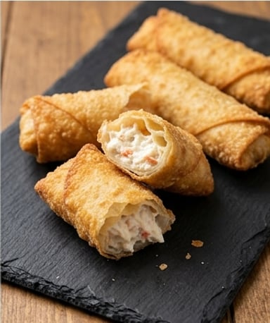 egg-rolls-crab-rangoon-croustillants-dehors-fondan-cover egg-rolls-crab-rangoon-croustillants-dehors-fondan cover